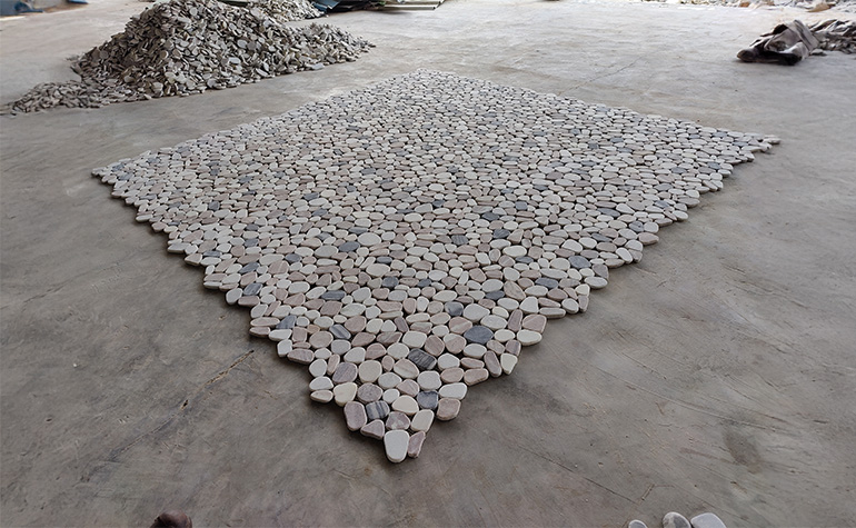 Natural Pebble Stone Mosaic.